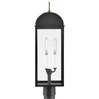 Hinkley Lighting 10661BK-BU Black Large Post Lantern Image 5