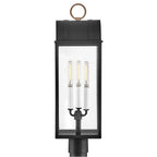 Hinkley Lighting 10661BK-BU Black Large Post Lantern Image 4