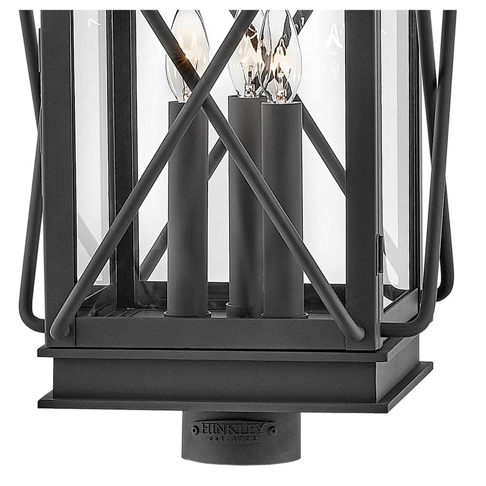 Hinkley Lighting 11191MB Museum Black Medium Post Top Or Pier Mount Lantern Image 3