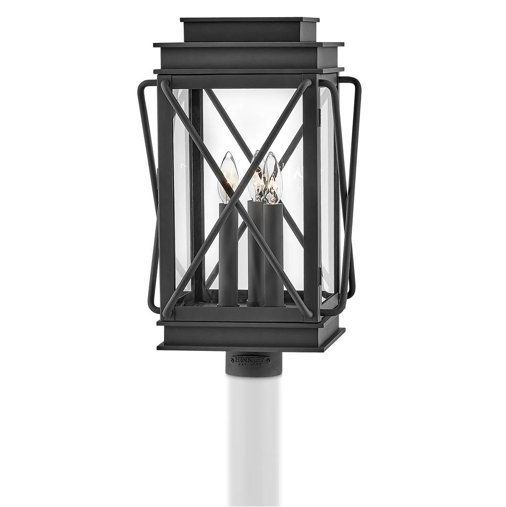 Hinkley Lighting 11191MB Museum Black Medium Post Top Or Pier Mount Lantern Image 2