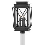 Hinkley Lighting 11191MB Museum Black Medium Post Top Or Pier Mount Lantern Image 2