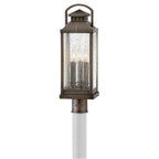 Hinkley Lighting 1181BLB Blackened Brass Medium Post Top Or Pier Mount Lantern Image 3