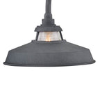 Hinkley Lighting 1191DZ Aged Zinc Medium Post Mount Lantern Image 6