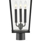 Hinkley Lighting 17501BK Black Large Post Top Or Pier Mount Lantern Image 6