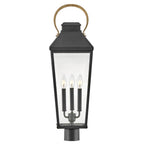 Hinkley Lighting 17501BK Black Large Post Top Or Pier Mount Lantern Image 5