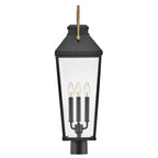 Hinkley Lighting 17501BK Black Large Post Top Or Pier Mount Lantern Image 4