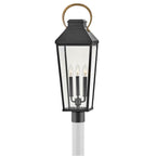 Hinkley Lighting 17501BK Black Large Post Top Or Pier Mount Lantern Image 3