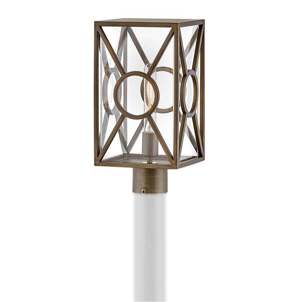 Hinkley Lighting 18371BU Burnished Bronze Medium Post Top Or Pier Mount Lantern Image 2