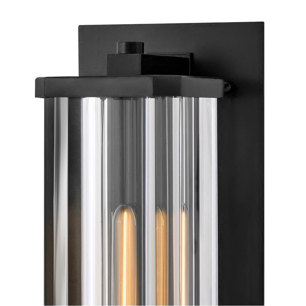 Hinkley Lighting 26594BK-LL Black Medium Wall Mount Lantern Image 6