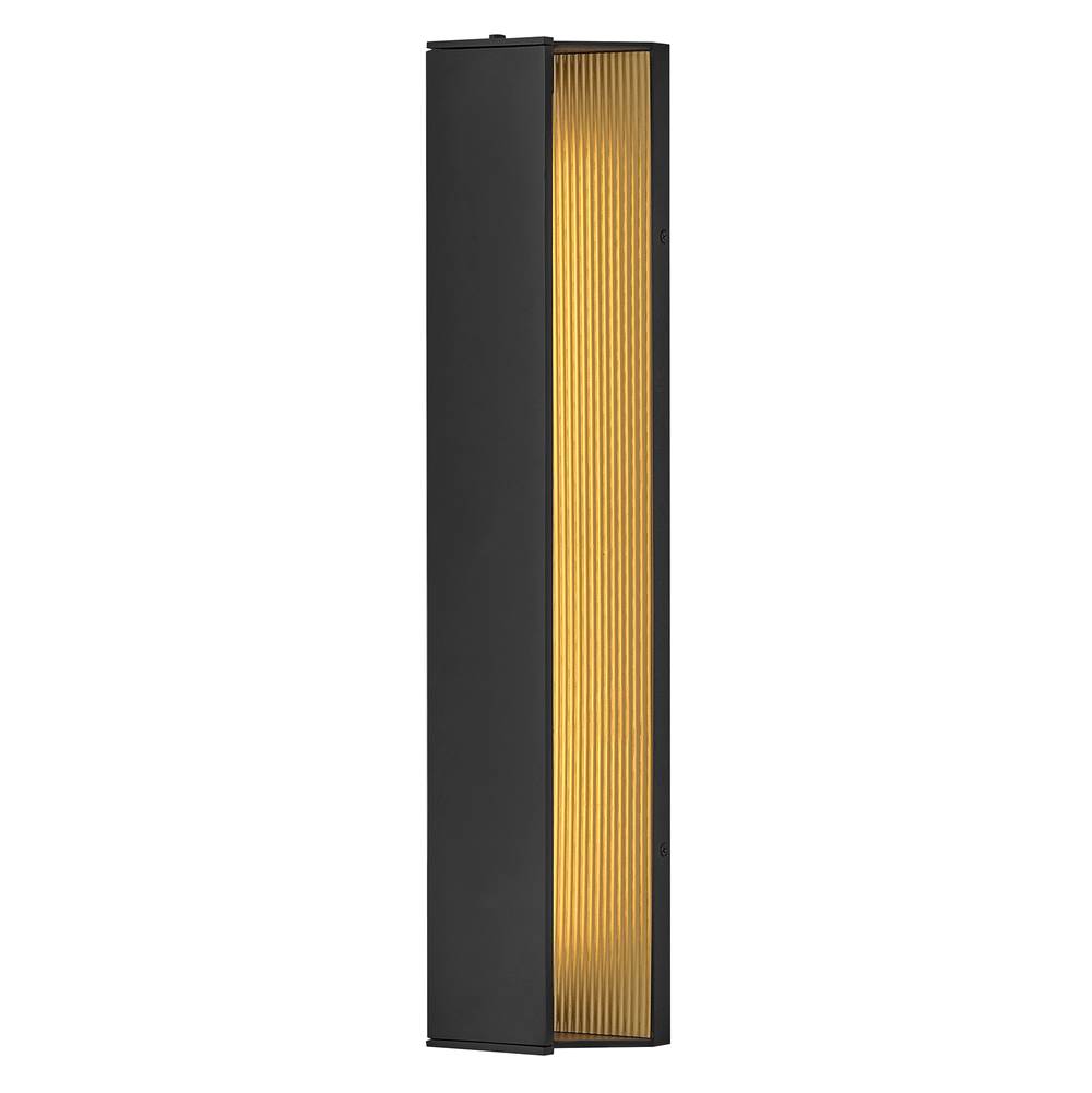 Hinkley Lighting 27584BK Black Large Led Wall Sconce Image 3