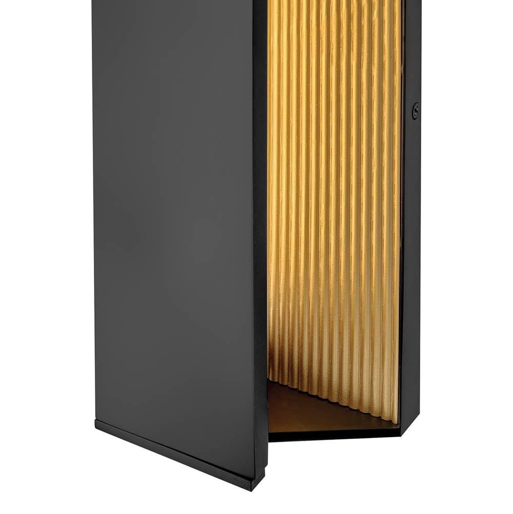 Hinkley Lighting 27585BK Black Extra Large Led Wall Sconce Image 6