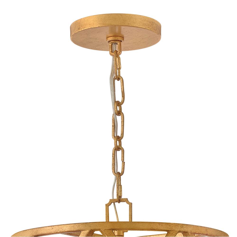 Hinkley Lighting 45787DA Distressed Brass Medium Pendant Image 3