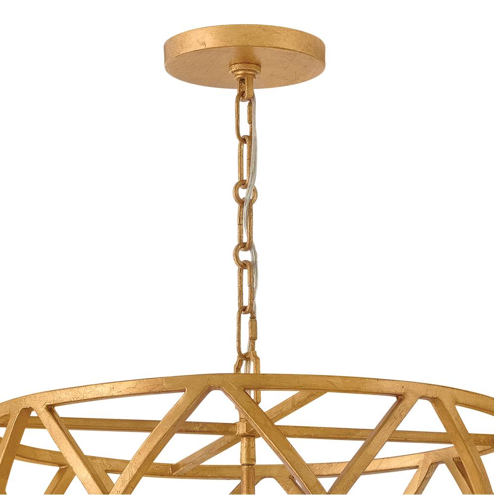 Hinkley Lighting 45789DA Distressed Brass Large Pendant Image 3