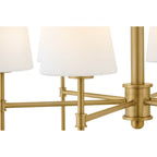 Hinkley Lighting 46954LCB Lacquered Brass Medium Chandelier Image 6