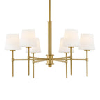 Hinkley Lighting 46954LCB Lacquered Brass Medium Chandelier Image 5