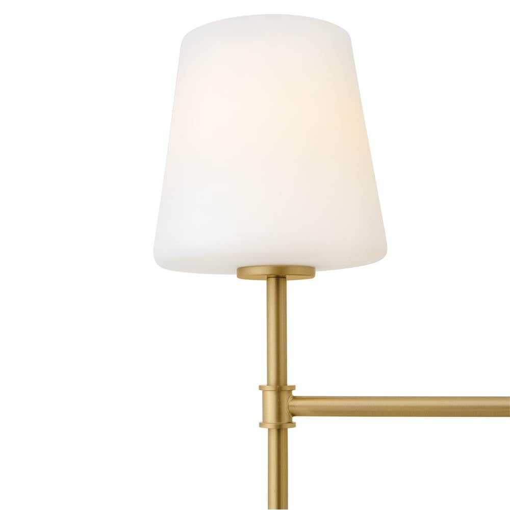 Hinkley Lighting 46955LCB Lacquered Brass Medium Six Light Linear Image 7