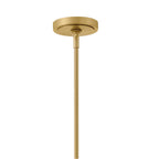 Hinkley Lighting 46955LCB Lacquered Brass Medium Six Light Linear Image 4