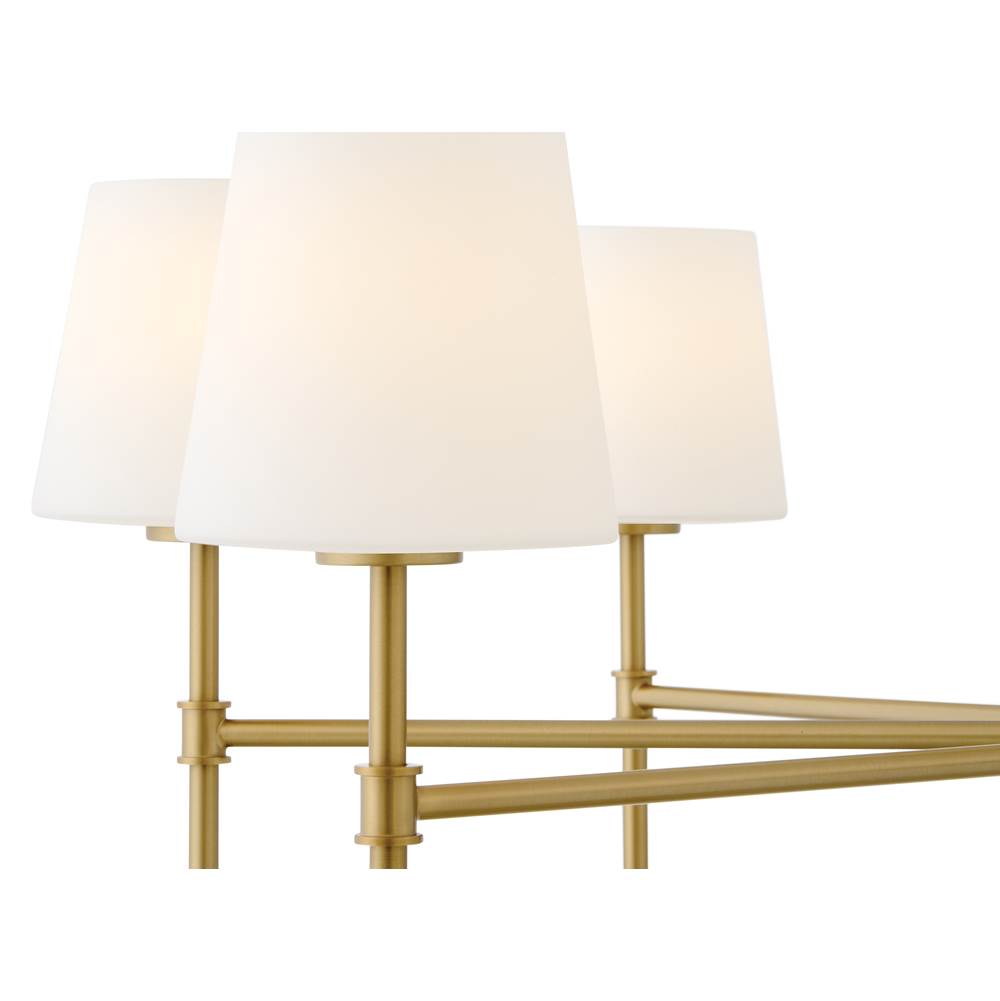 Hinkley Lighting 46956LCB Lacquered Brass Large Chandelier Image 7