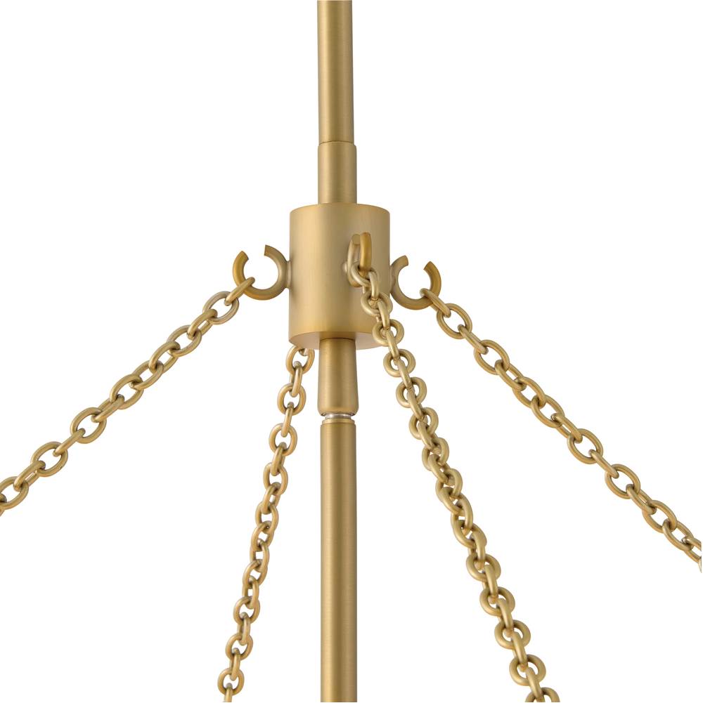 Hinkley Lighting 47736LCB Lacquered Brass Grande Three Tier Chandelier Image 4