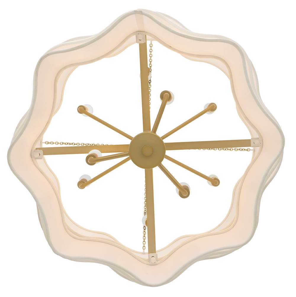 Hinkley Lighting 47736LCB Lacquered Brass Grande Three Tier Chandelier Image 3