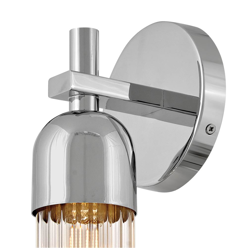 Hinkley Lighting 50910CM Chrome Medium Single Light Sconce Image 6
