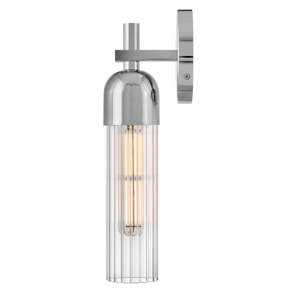 Hinkley Lighting 50910CM Chrome Medium Single Light Sconce Image 4