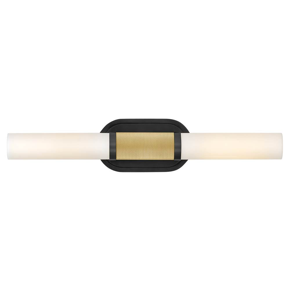 Hinkley Lighting 56882LCB-BK Lacquered Brass Large Two Light Sconce Image 7