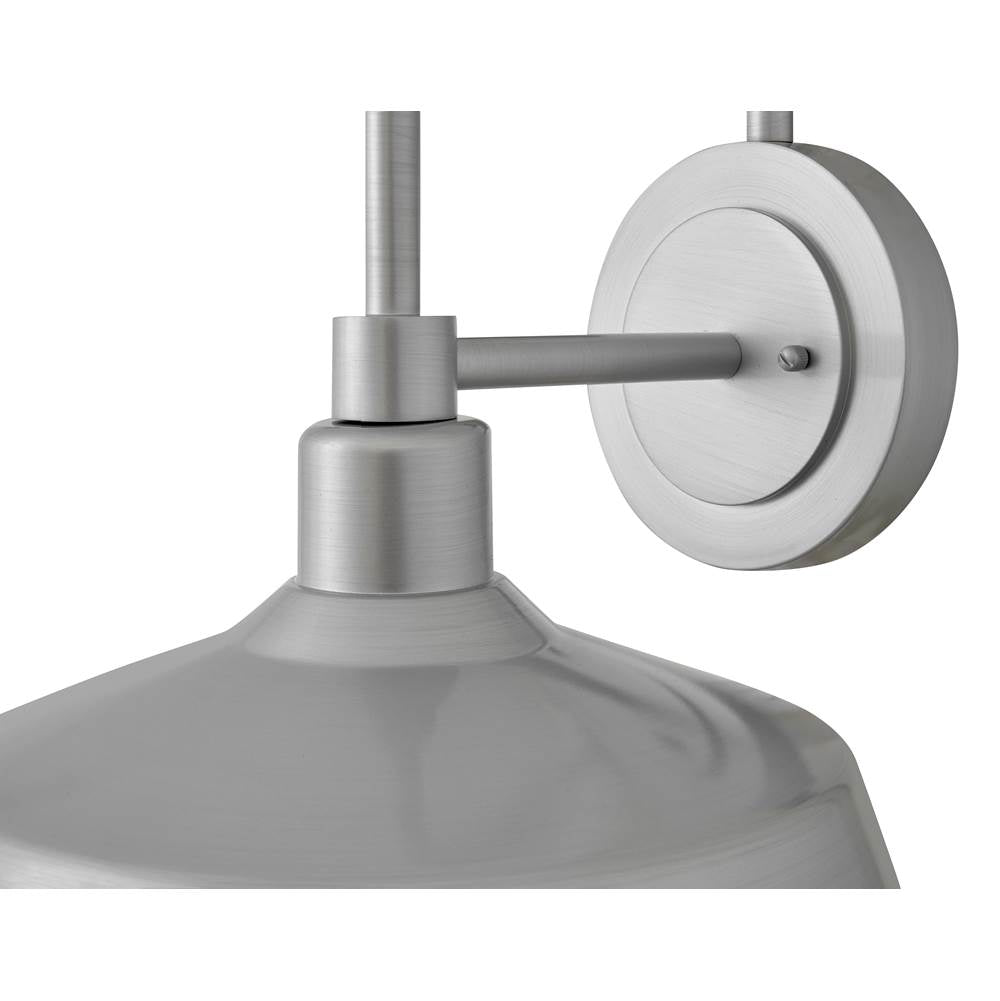 Hinkley Lighting 12075AL Antique Brushed Aluminum Medium Wall Mount Barn Light Image 5