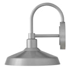 Hinkley Lighting 12075AL Antique Brushed Aluminum Medium Wall Mount Barn Light Image 3