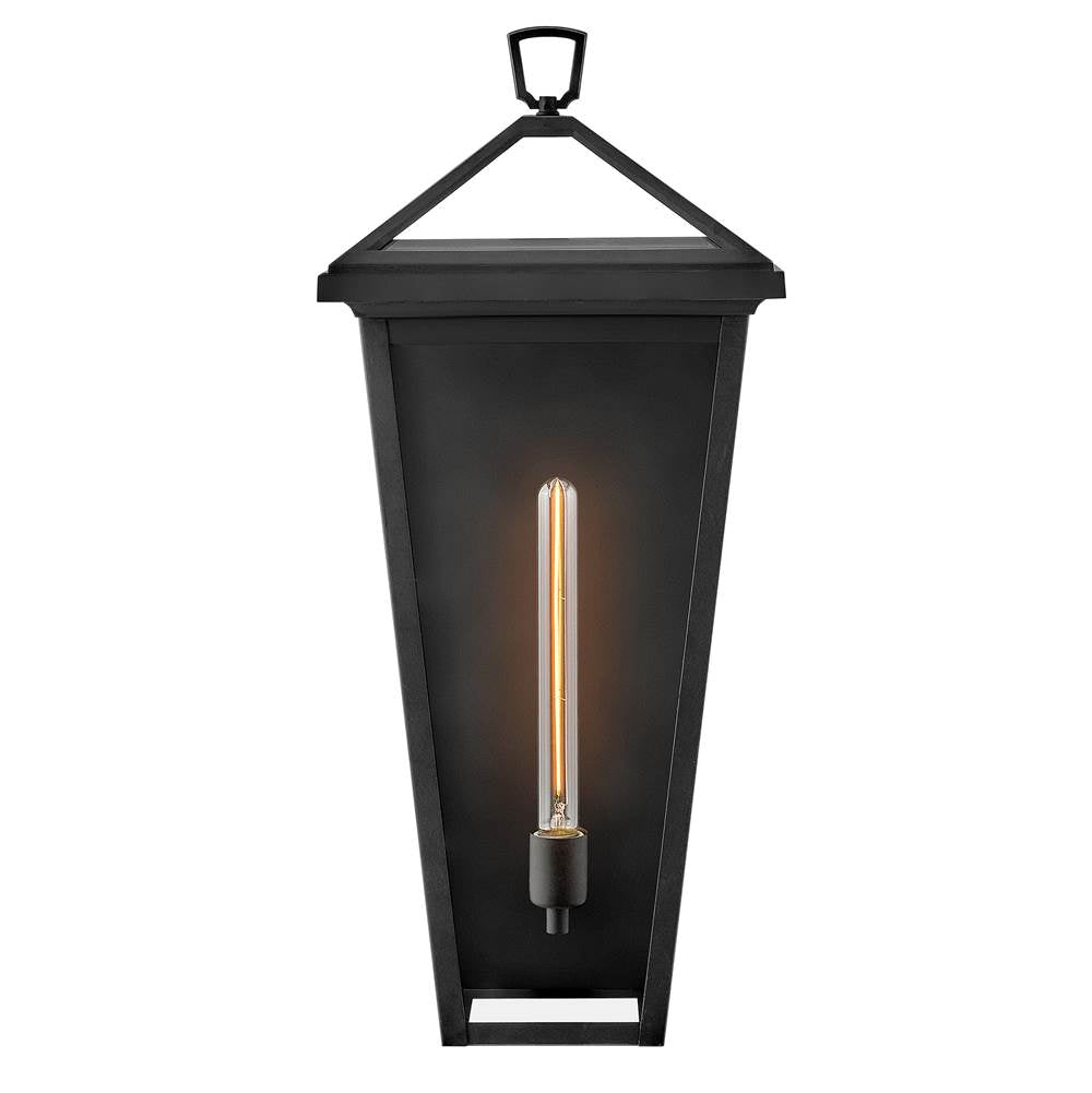 Hinkley Lighting 25654MB Museum Black Large Wall Mount Lantern Image 3