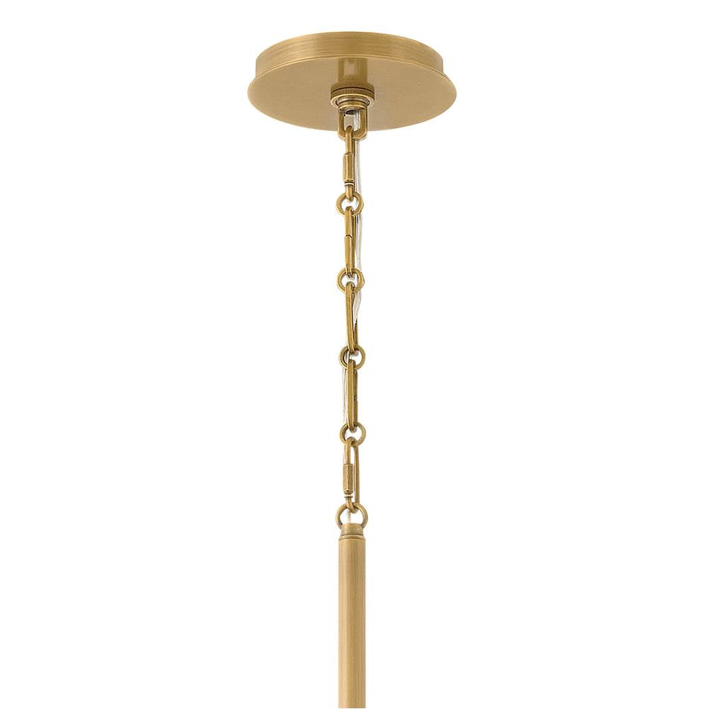 Hinkley Lighting 45055HB Heritage Brass Medium Drum Chandelier Image 4