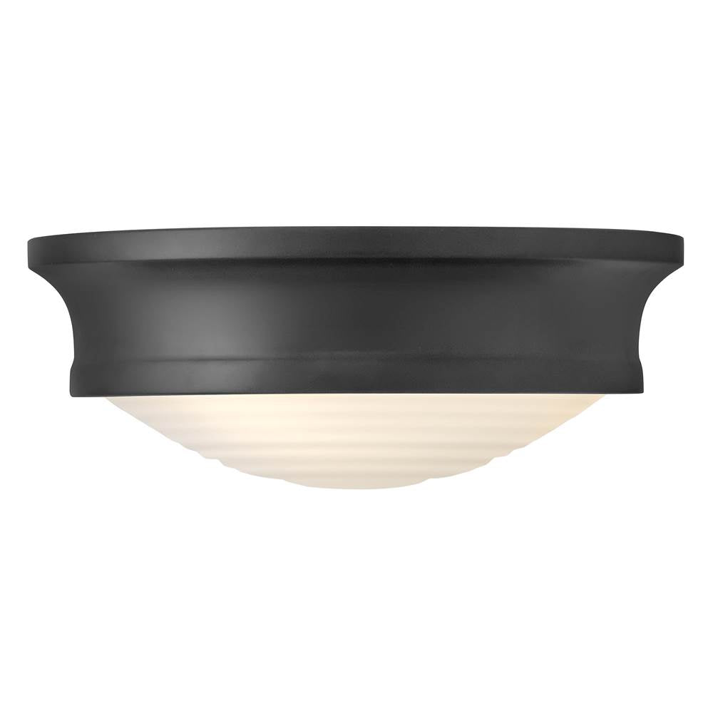 Hinkley Lighting 45123BK Black Medium Flush Mount Image 4