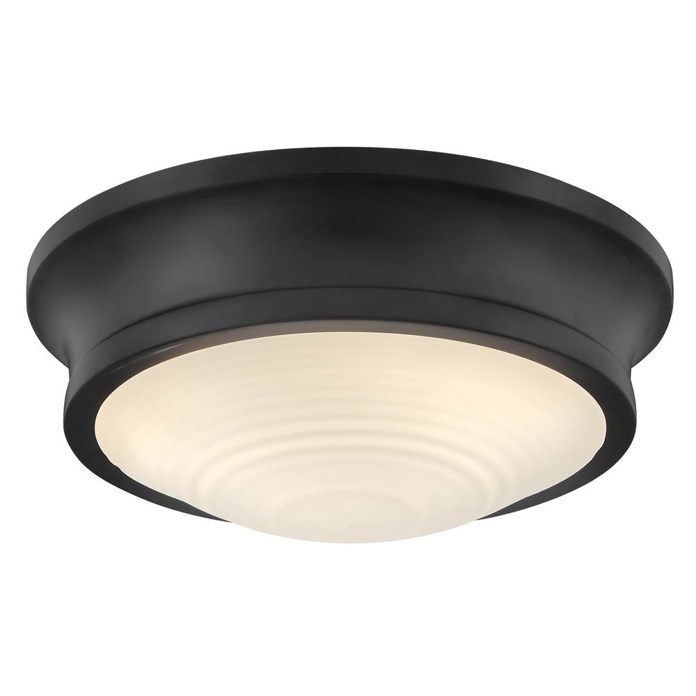 Hinkley Lighting 45123BK Black Medium Flush Mount Image 3