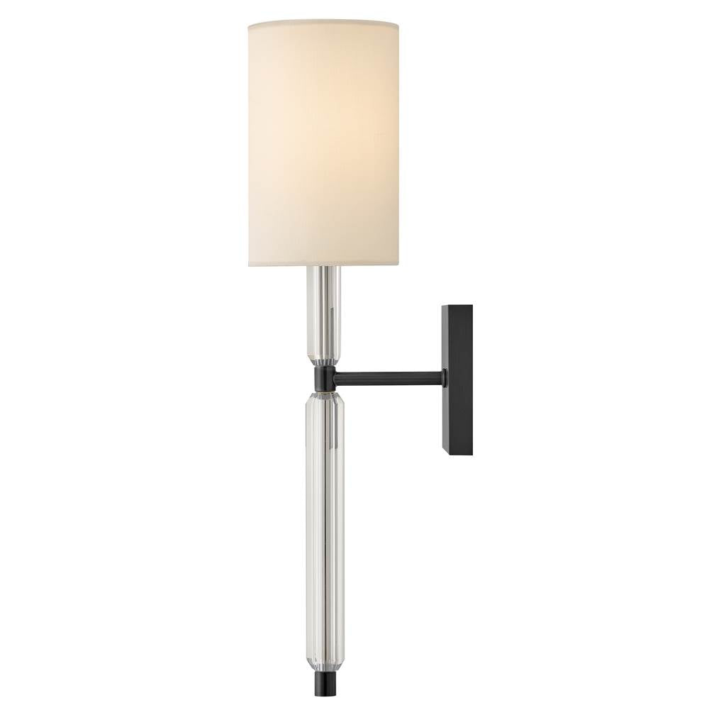 Hinkley Lighting 47611BK Black Large Single Light Sconce Image 4