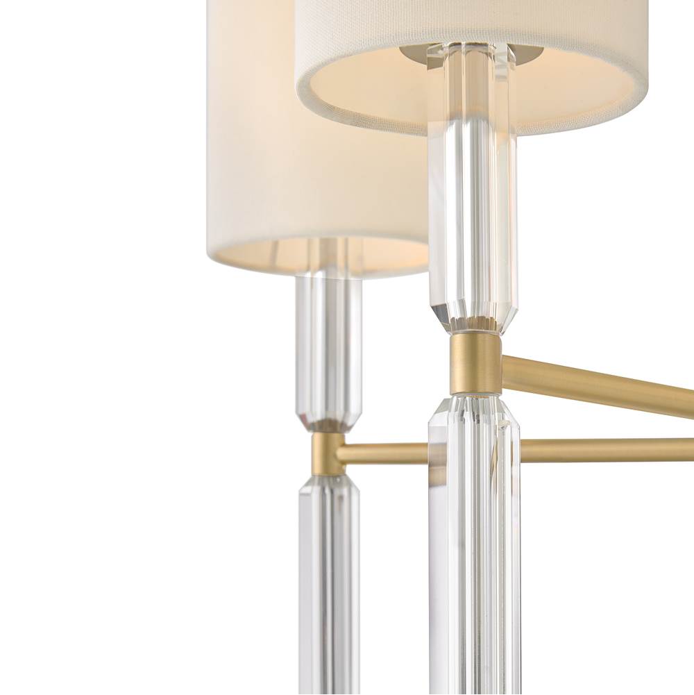 Hinkley Lighting 47615LCB Lacquered Brass Medium Chandelier Image 7
