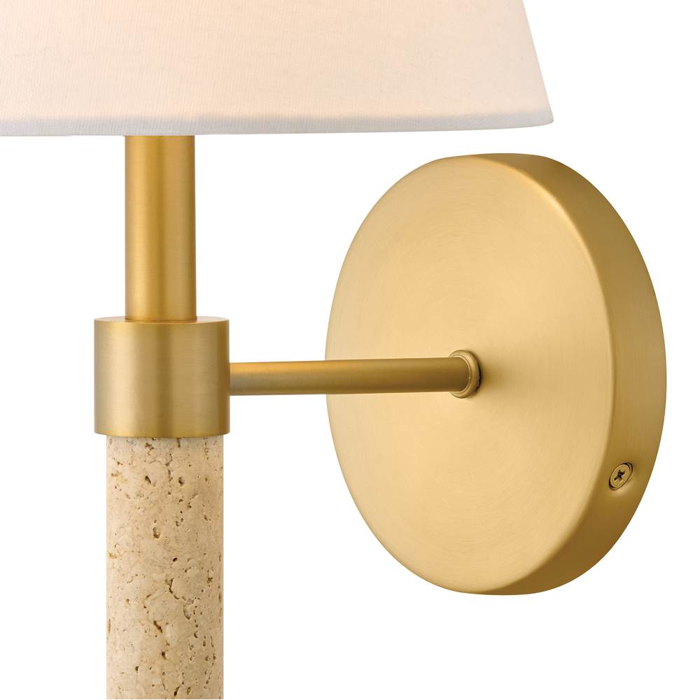 Hinkley Lighting 47720LCB Lacquered Brass Medium Single Light Sconce Image 5