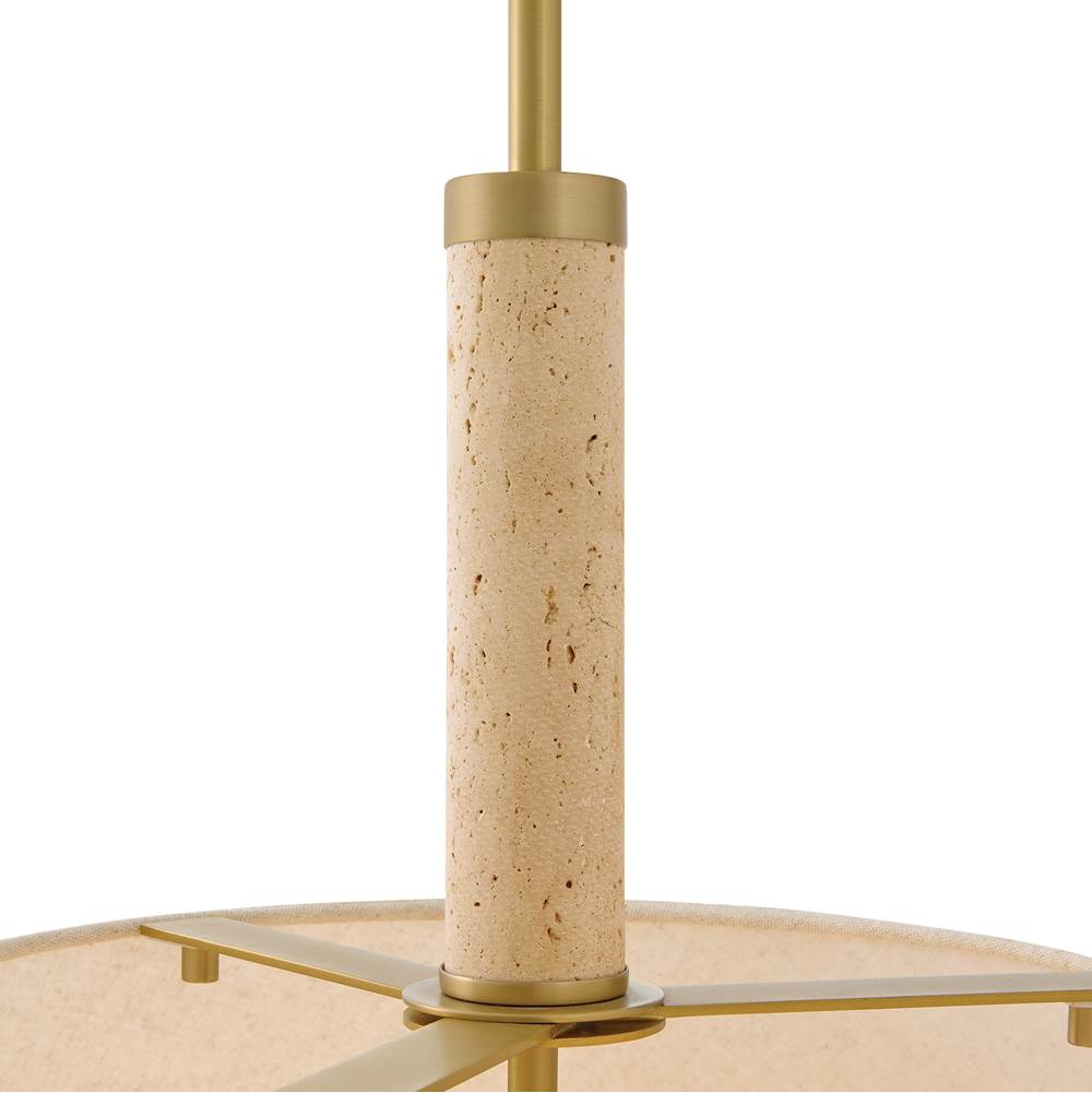 Hinkley Lighting 47724LCB Lacquered Brass Medium Chandelier Image 6