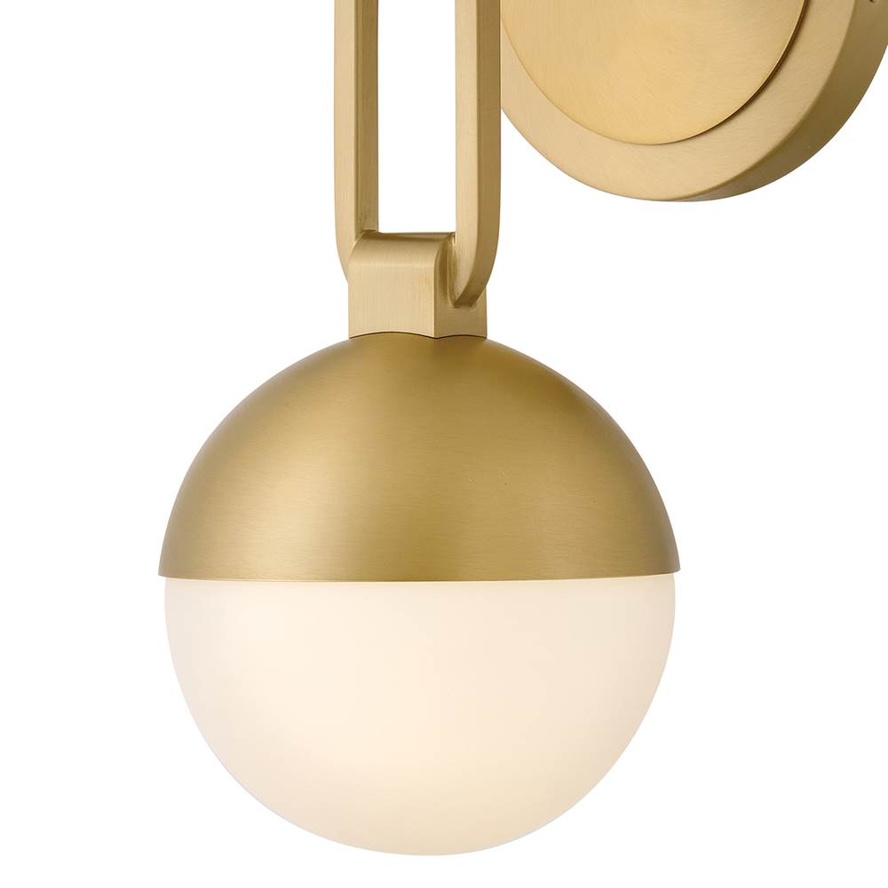 Hinkley Lighting 54560LCB Lacquered Brass Medium Single Light Sconce Image 6