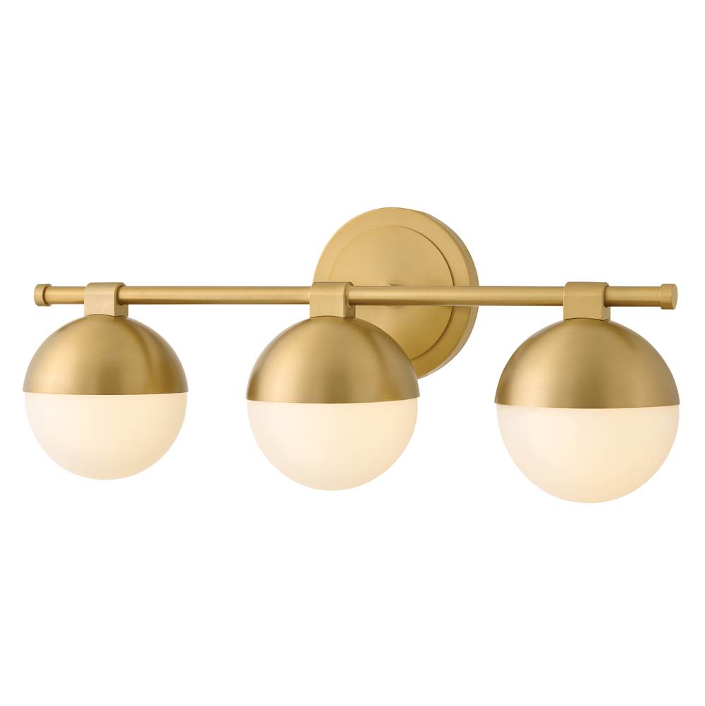 Hinkley Lighting 54563LCB Lacquered Brass Medium Three Light Vanity Image 3