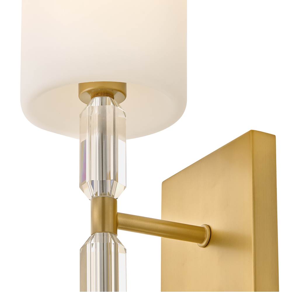 Hinkley Lighting 57610LCB Lacquered Brass Medium Single Light Sconce Image 6