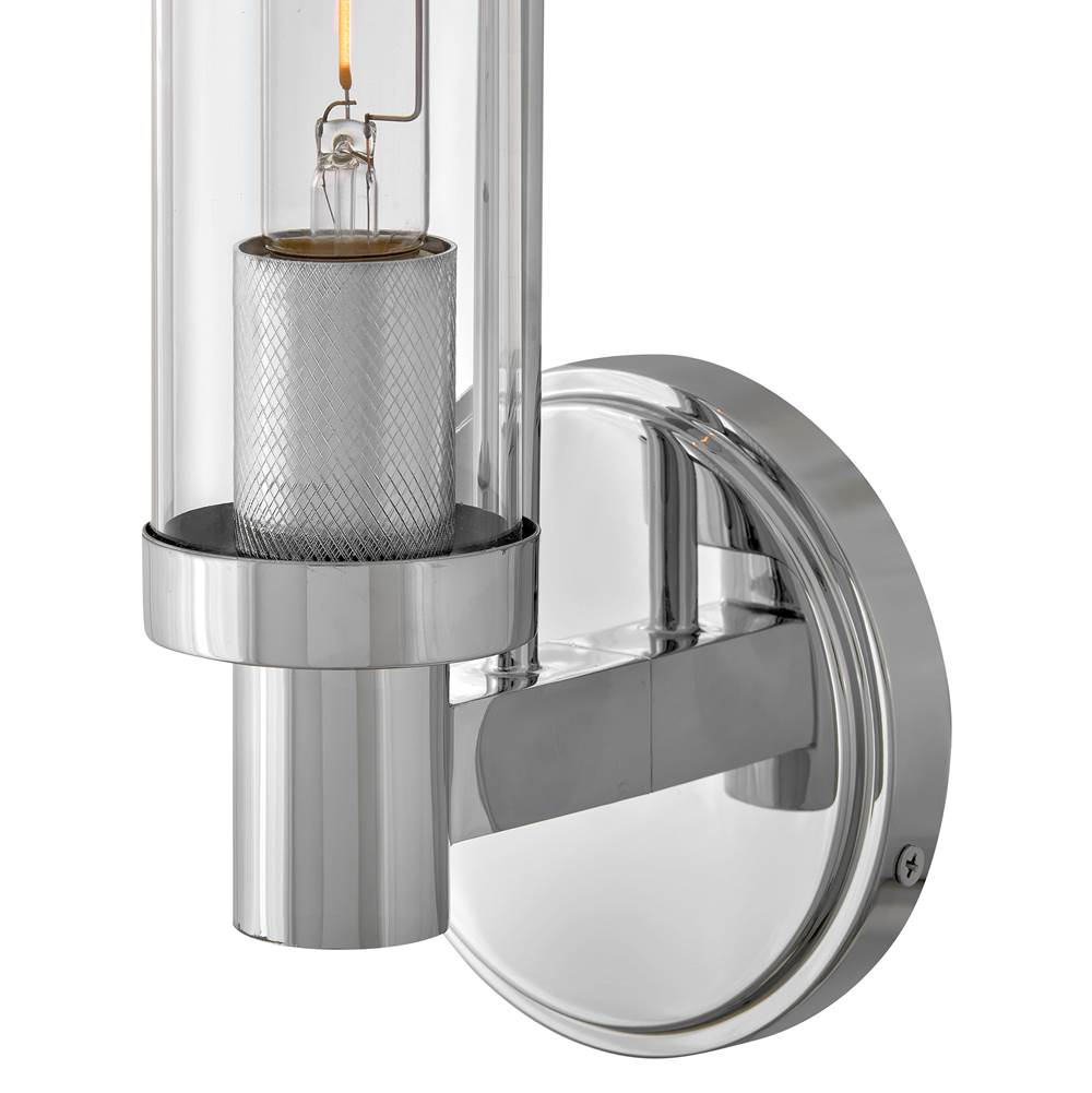 Hinkley Lighting 51450CM Chrome Medium Single Light Sconce Image 6