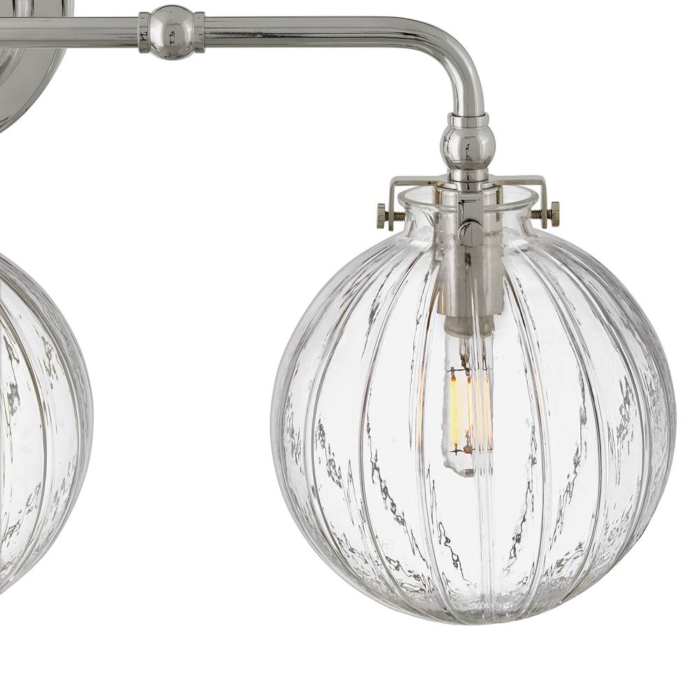 Hinkley Lighting 57413PN Polished Nickel Medium Three Light Vanity Image 6