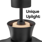 Hinkley Lighting 910956FMB-LDD Matte Black Vosh 56'' Led Smart Fan With Uplight Image 7