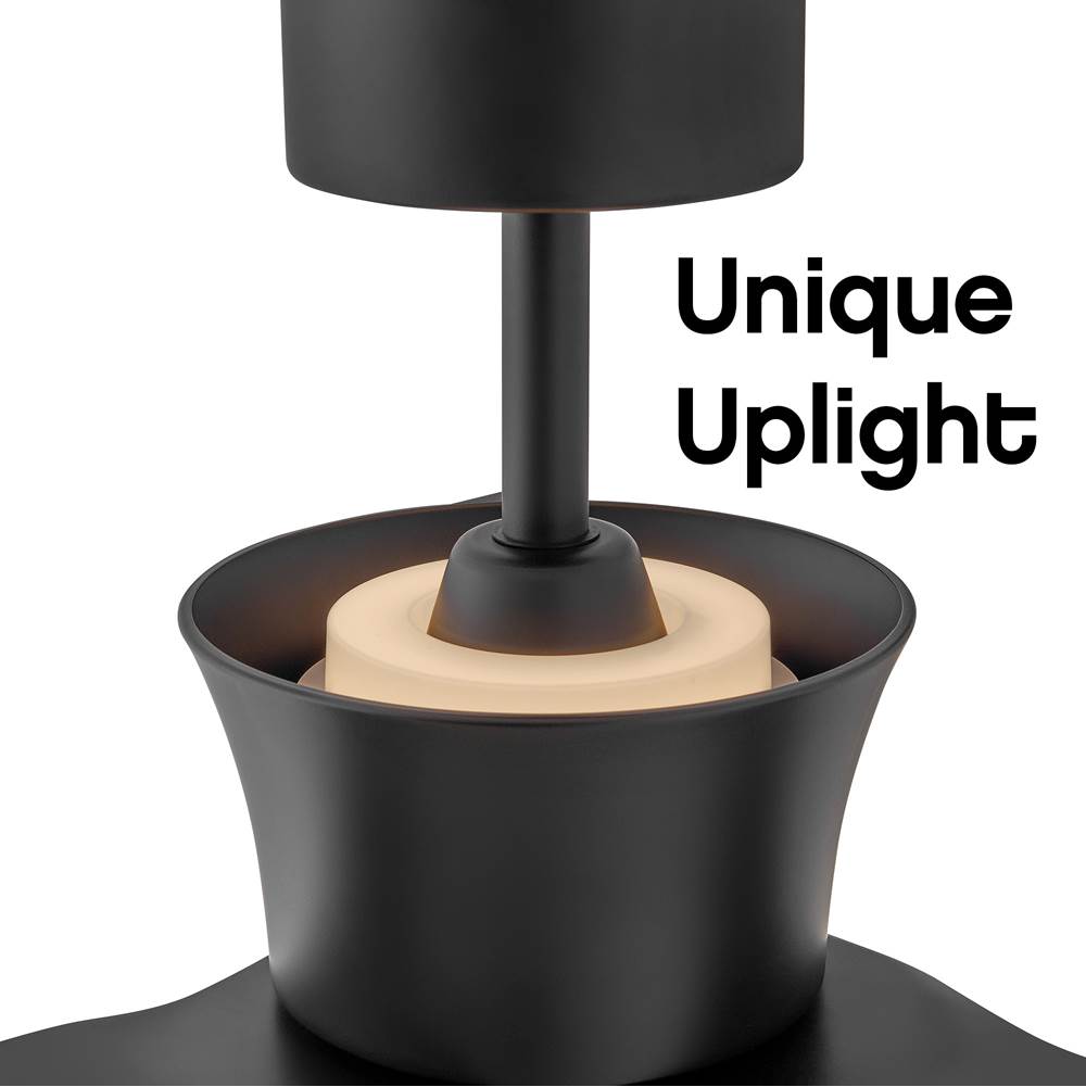 Hinkley Lighting 910956FMB-LDD Matte Black Vosh 56'' Led Smart Fan With Uplight Image 7
