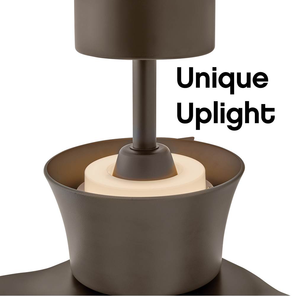 Hinkley Lighting 910956FMM-LDD Metallic Matte Bronze Vosh 56'' Led Smart Fan With Uplight Image 7