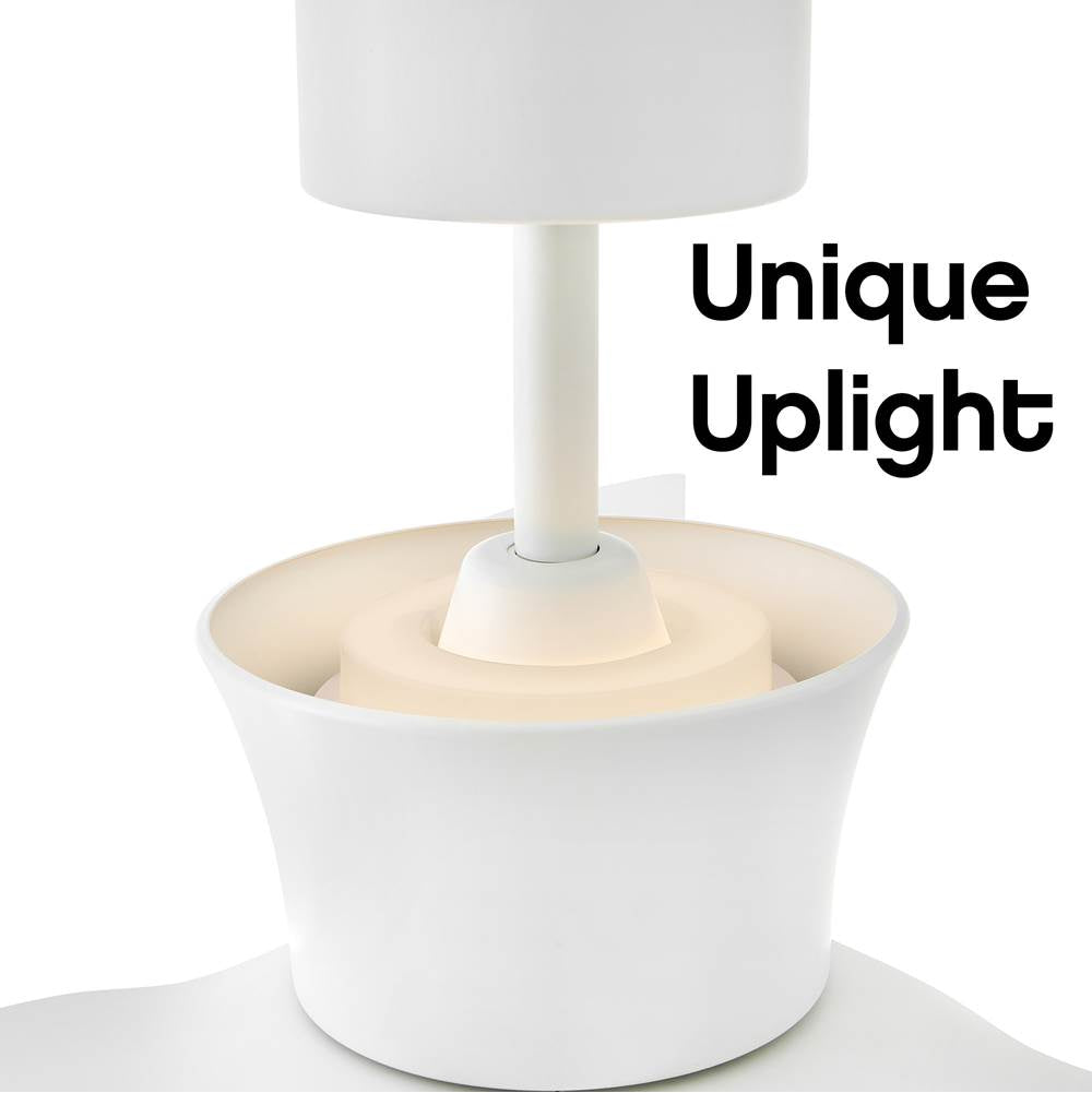 Hinkley Lighting 910956FMW-LDD Matte White Vosh 56'' Led Smart Fan With Uplight Image 7