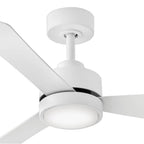 Hinkley Lighting 905744FMW-LWD Matte White Iver 44'' Led Smart Fan Image 7