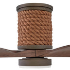 Hinkley Lighting 943160FMM-LDD Metallic Matte Bronze Marin Flush 60'' Led Smart Fan Image 7