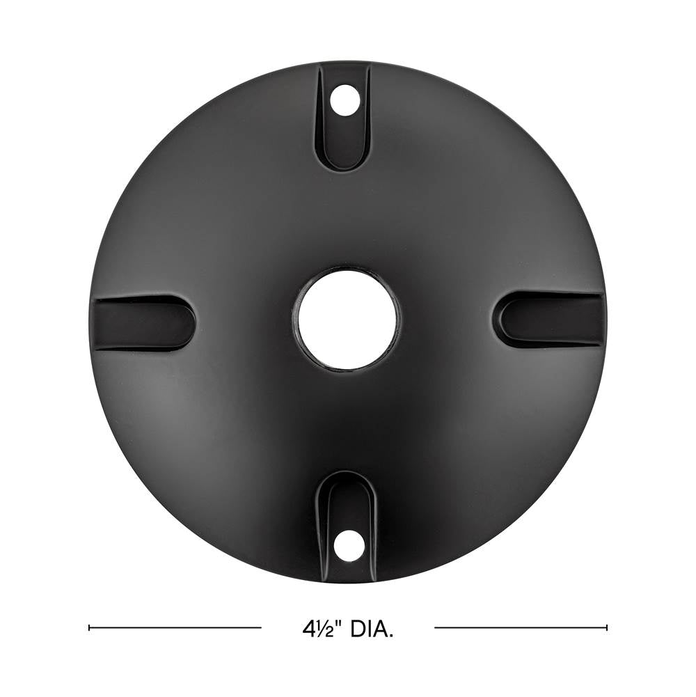 Hinkley Lighting 0022BSK Brass Satin Black Junction Box Cover Image 2