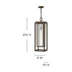 Hinkley Lighting 1006OZ Oil Rubbed Bronze Large Hanging Lantern Image 2